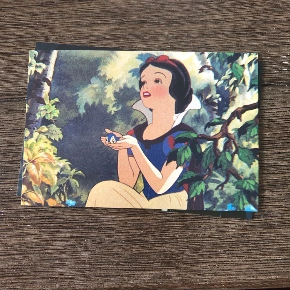 Disney 100 Years Postcards: Pocahontas and Snow White and the Seven Dwarfs